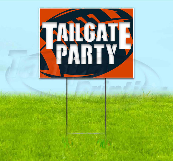 Tailgate Party Bears Yard Sign
