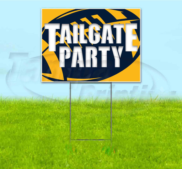 Tailgate Party Chargers Yard Sign