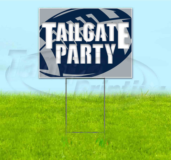 Tailgate Party Colts Yard Sign