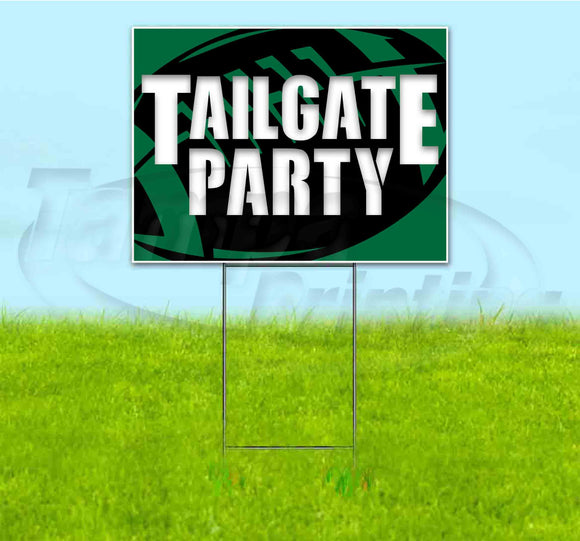 Tailgate Party Eagles Yard Sign