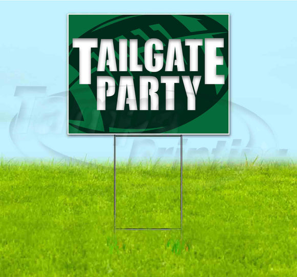 Tailgate Party Jets Yard Sign