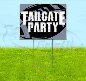 Tailgate Party Raiders Yard Sign