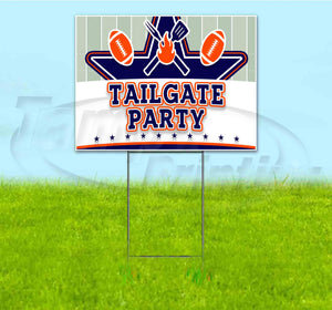 Tailgate Party Gators Yard Sign