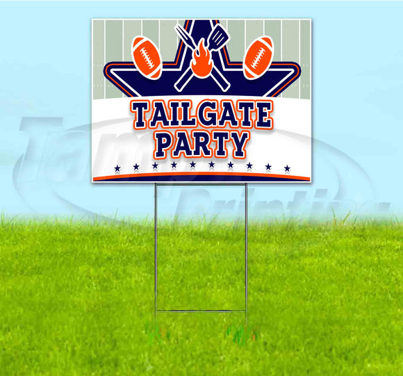 Tailgate Party Gators Yard Sign