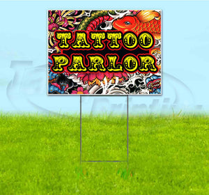 Tattoo Parlor Yard Sign
