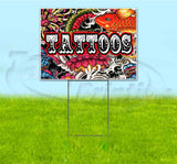 Tattoos Yard Sign