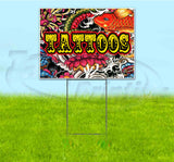 Tattoos Yard Sign