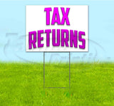 Tax Returns Yard Sign