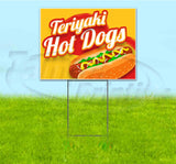 Teriyaki Hot Dogs Yard Sign