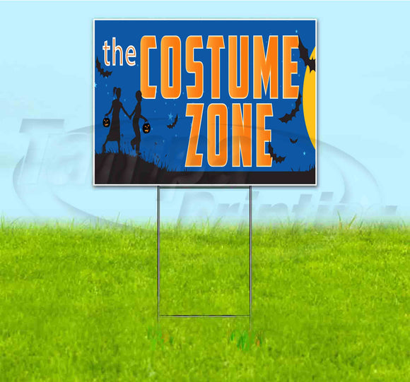 The Costume Zone Yard Sign