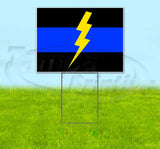 Thin Blue Line SWAT Yard Sign