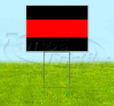 Thin Red Line Yard Sign