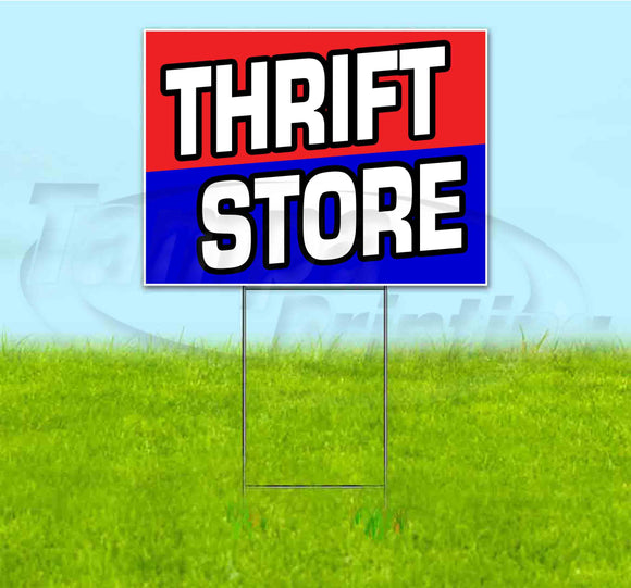 Thrift Store Yard Sign