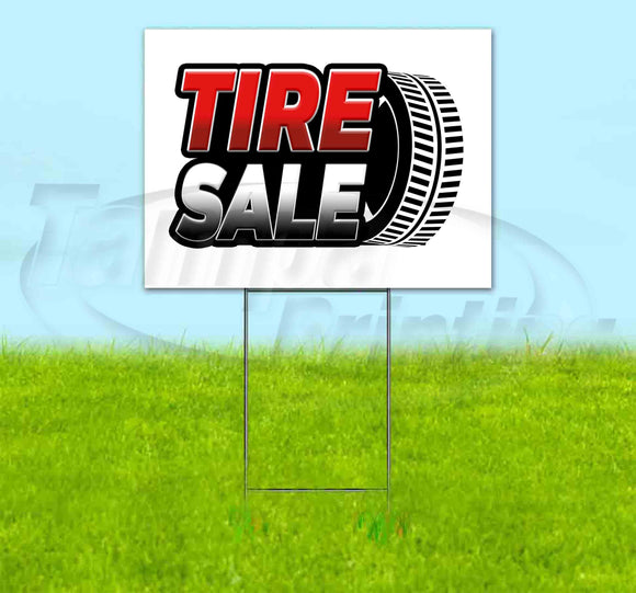 Tire Sale Yard Sign