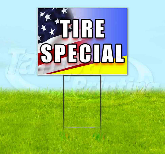 Tire Special Yard Sign