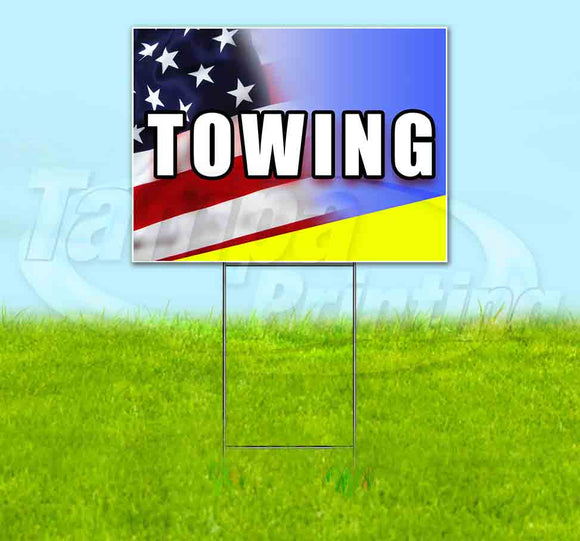 Towing Yard Sign