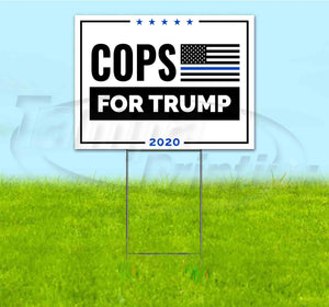 Trump Cops 2020 Yard Sign