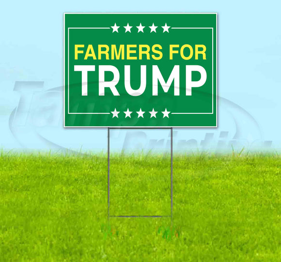 Farmers For Trump Yard Sign