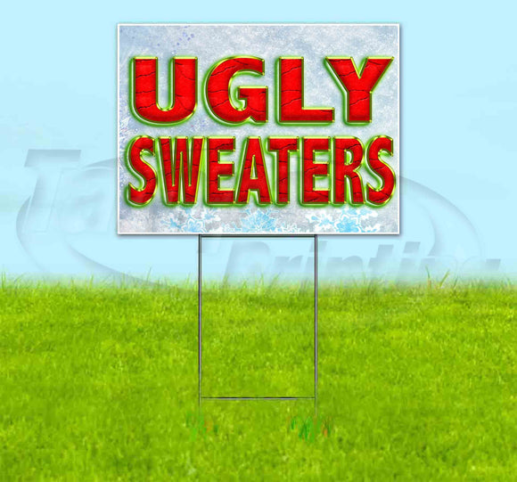 Ugly Sweaters Yard Sign