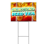 Unsweetened Iced Tea v2 Yard Sign