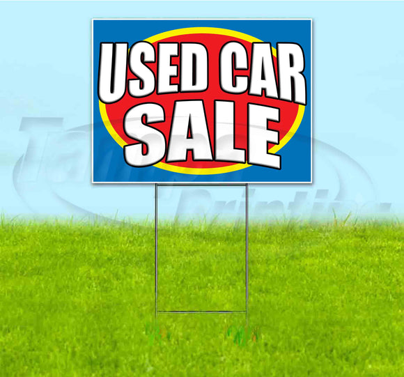 Used Car Sale Yard Sign