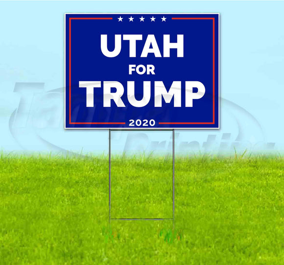 Utah For Trump Yard Sign