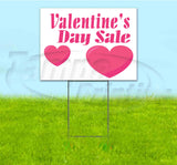 Valentines Day Sale Heart Yard Sign
