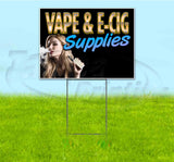Vape and ECig Supplies Yard Sign