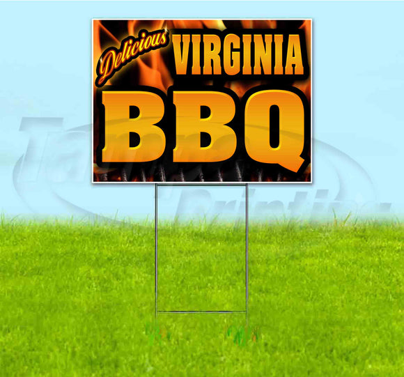 Virginia BBQ Yard Sign