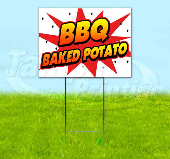 WBG BBQ Baked Potato Yard Sign