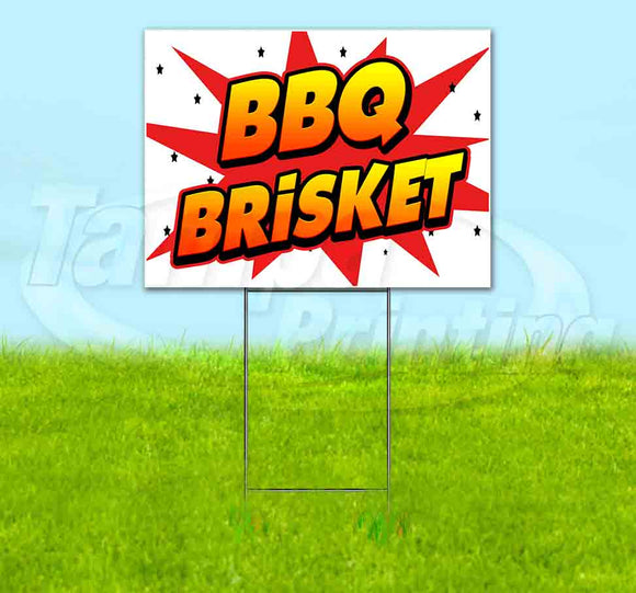 WBG BBQ Brisket Yard Sign