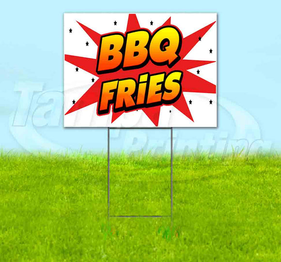 WBG BBQ Fries Yard Sign