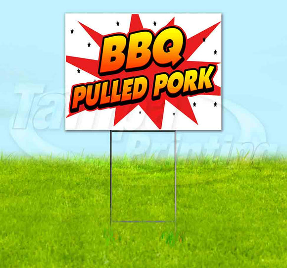 WBG BBQ Pulled Pork Yard Sign