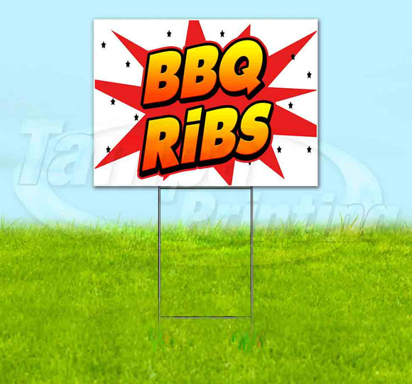 WBG BBQ Ribs Yard Sign