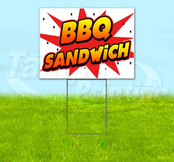 WBG BBQ Sandwich Yard Sign