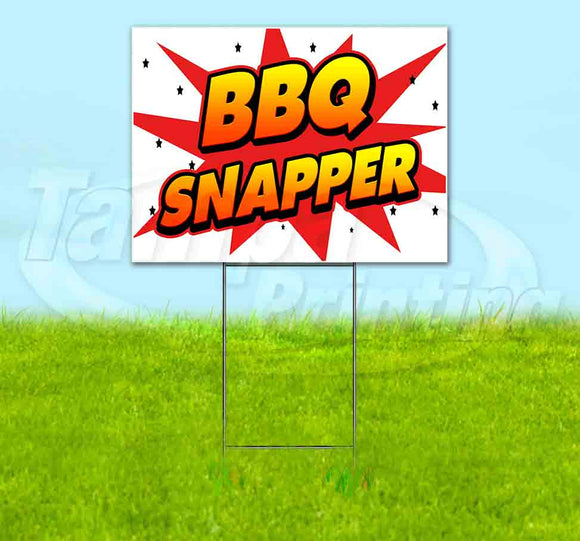 WBG BBQ Snapper Yard Sign