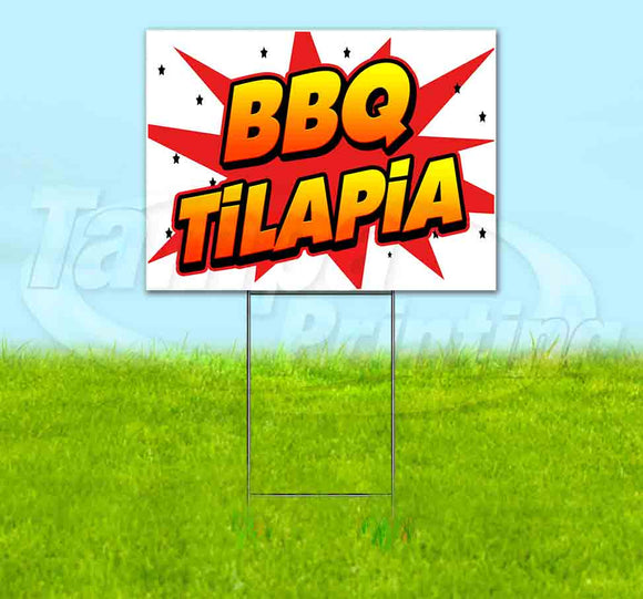 WBG BBQ Tilapia Yard Sign