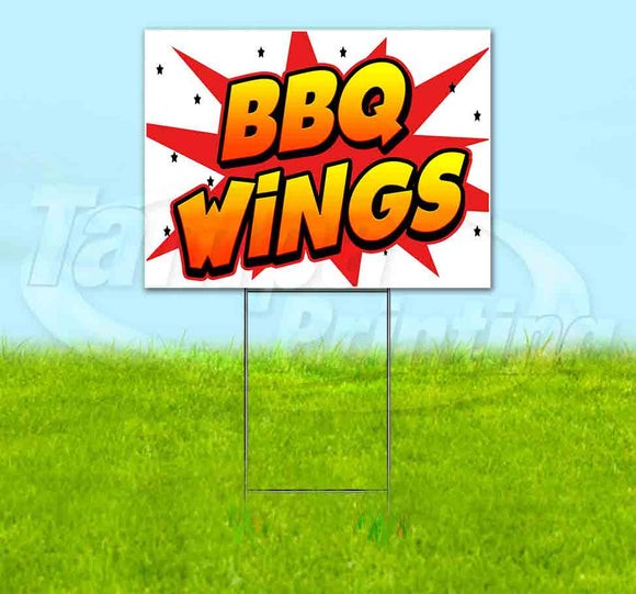 WBG BBQ Wings Yard Sign