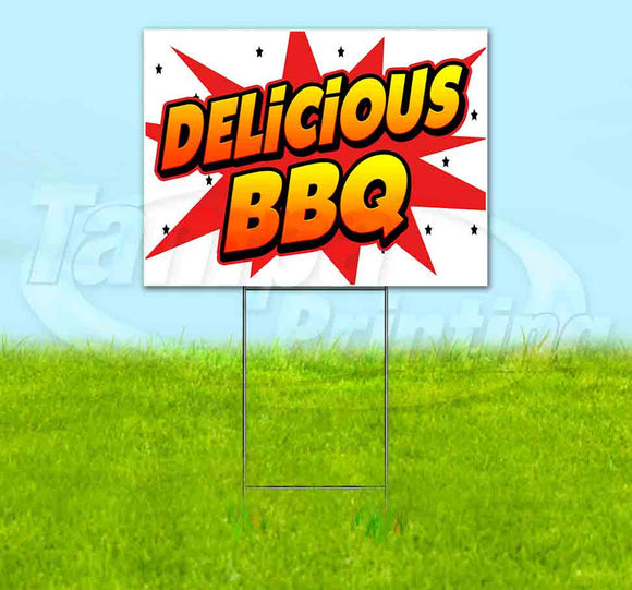 WBG Delicious BBQ Yard Sign