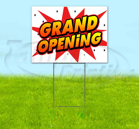 Grand Opening Yard Sign