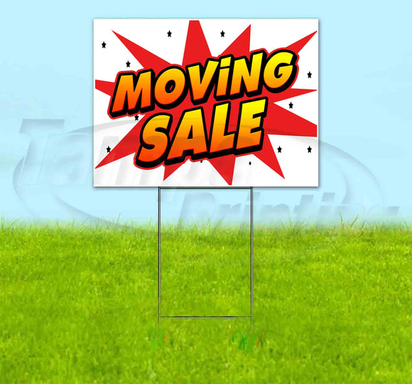 Moving Sale Yard Sign