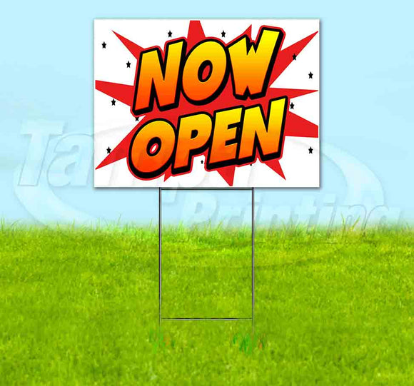 WBG Now Open Yard Sign