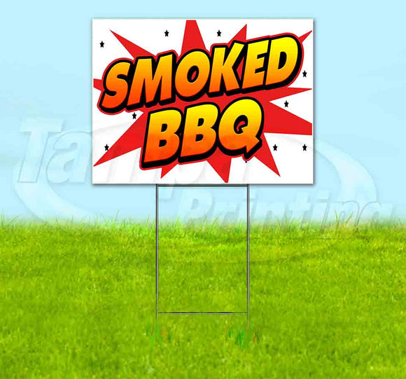 WBG Smoked BBQ Yard Sign
