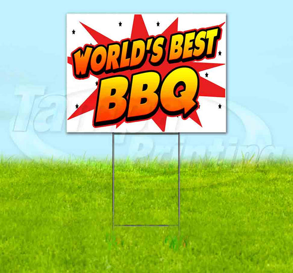 WBG Worlds Best BBQ Yard Sign