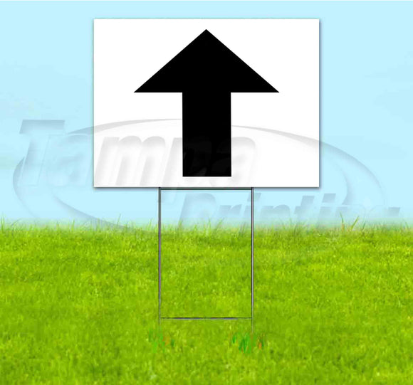 Arrow Up Yard Sign
