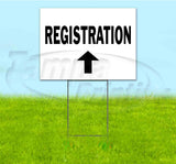 Registration Up Yard Sign
