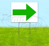 Arrow Right Yard Sign