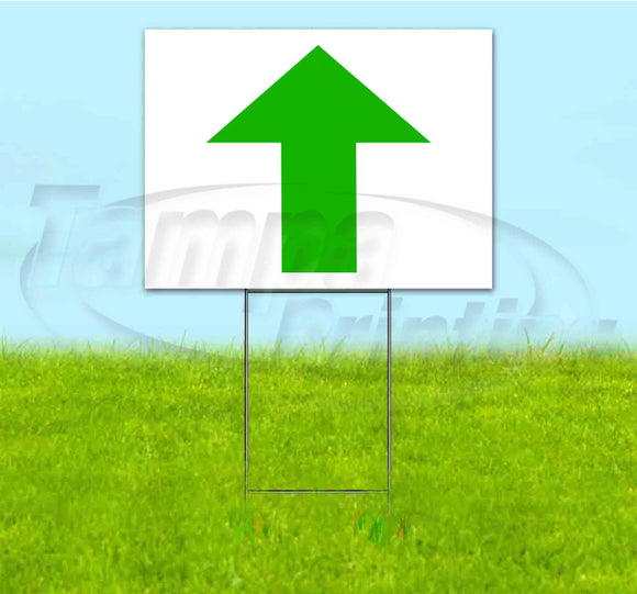 Arrow Up Yard Sign