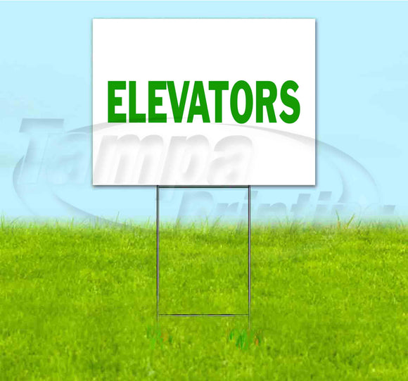 Elevators Yard Sign