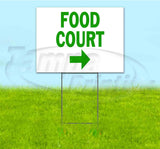 Food Court 2 Right Yard Sign